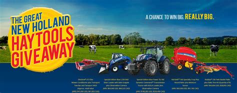 skid steer giveaway 2019|The Great New Holland Haytools Giveaway.